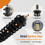 Set of 8 Front Struts Rear Shocks Sway Bar for Toyota 4Runner FJ Cruiser (2003–2018)
