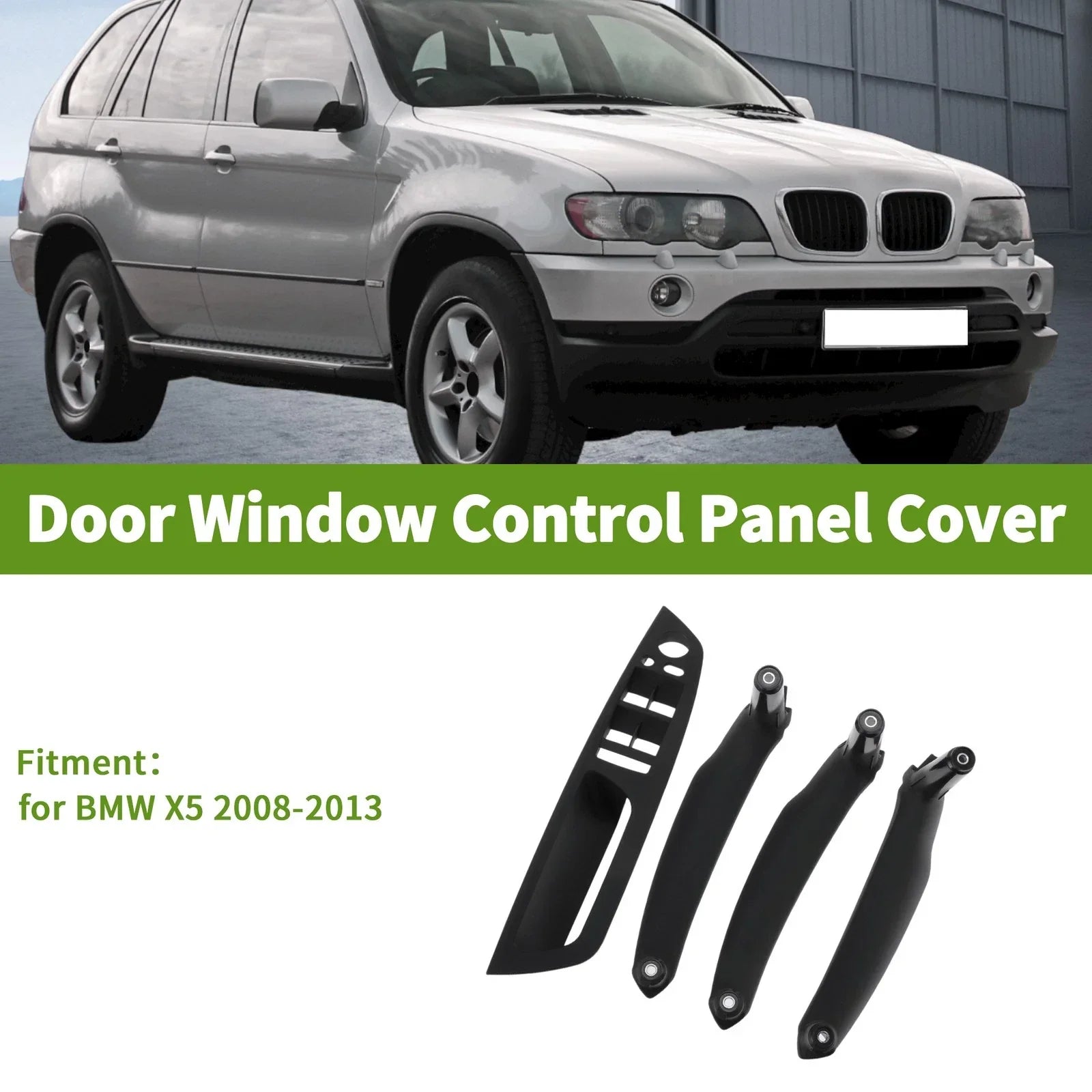 1 Set Driver's Side Window Switch Bezel Cover for BMW X5 (2008 - 2013)