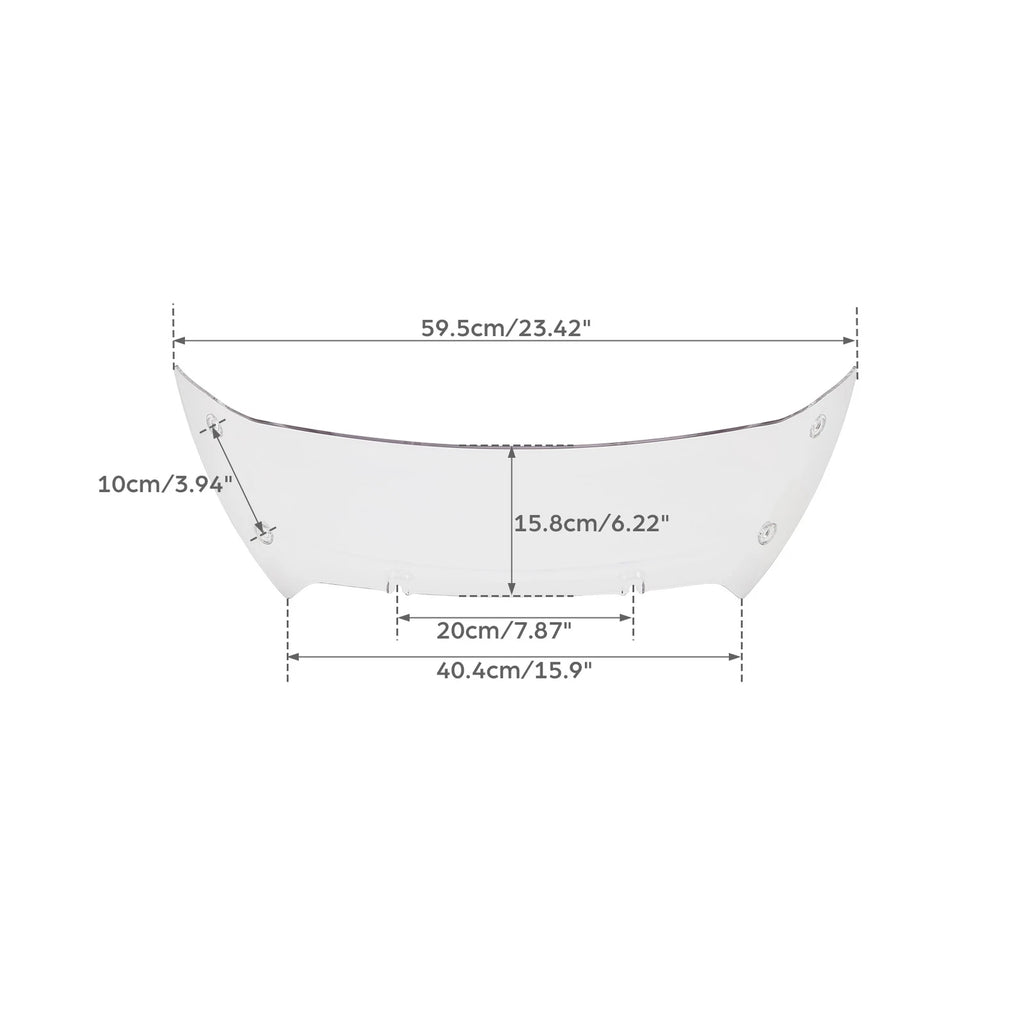 6" Clear Windshield for Harley CVO Road Glide (2023–2024) FLTRXSTSE