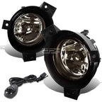 Black Housing Headlight Set with Clear Corner & Smoked Fog for Ranger (2001–2003)