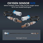 Set of 4 O2 Oxygen Sensors for Ford Thunderbird (2002–2005)