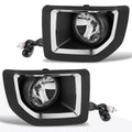 Set of 2 Clear Lens Bumper Fog Lights for GMC Sierra 2500HD/3500HD (2015–2016)