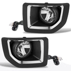 Set of 2 Clear Lens Bumper Fog Lights for GMC Sierra 2500HD/3500HD (2015–2016)