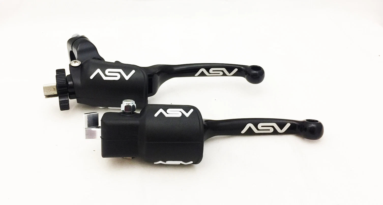 Pair of ASV F3 Front Brake Clutch Perch Levers for Banshee 350 (1987–2006)