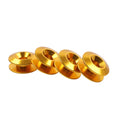 4PCS Yellow Quick Release Bumper Holder Clips for Trunk Hatch Lid