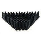 Set of 4 Tubeless Tire Valve Stems for Cars 5020mm Black Closure