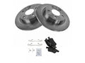 Rear Brake Pad and Rotor Kit for Mazda 3 (2006–2013) BX181KM