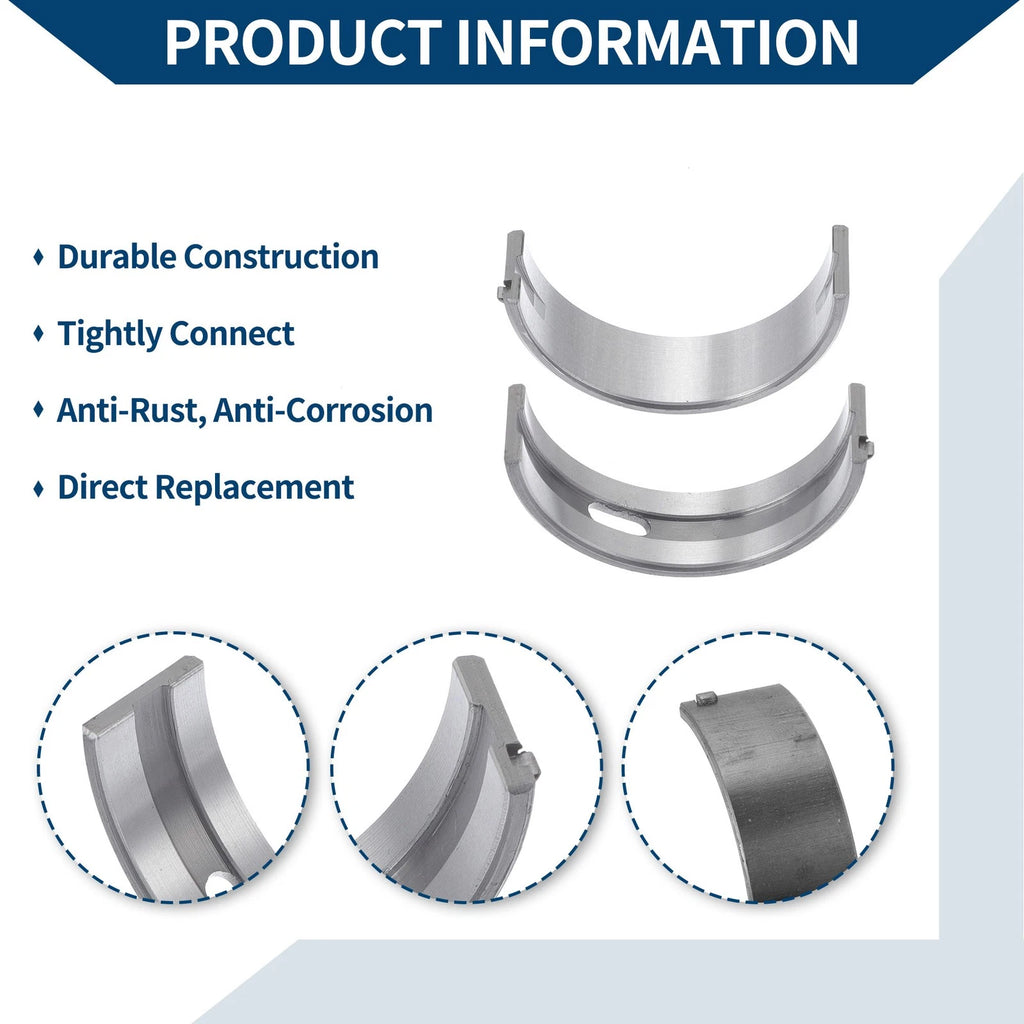 Main Bearing Set No.210202M000 for Hyundai Accent (2018–2022)