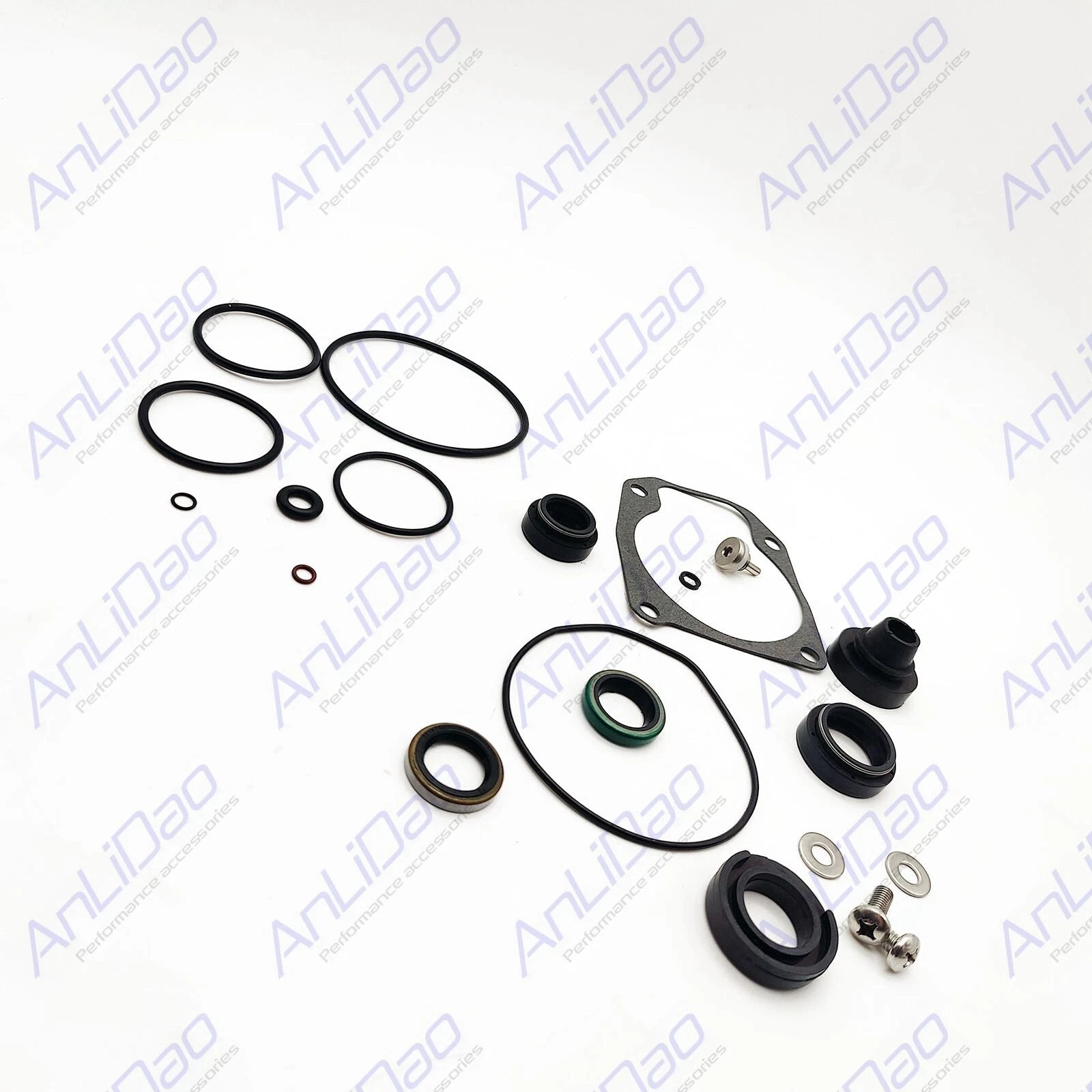 Lower Unit Gearcase Seal Kit for Johnson Evinrude 25 40 48 50HP (N/A) 0433550 433550