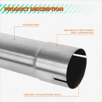 3.0" OD Stainless Steel Polished 90 Degree Exhaust Bend Pipe for