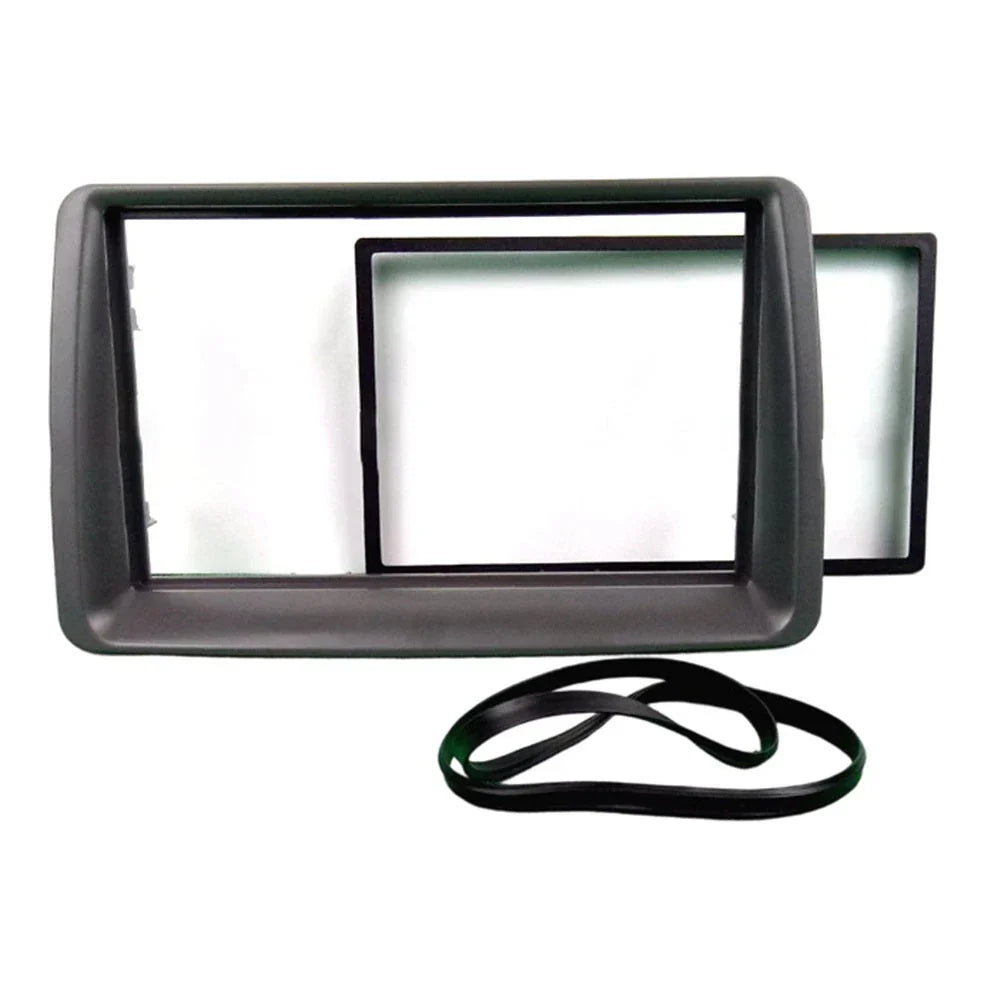 Stereo Trim Kit 2 DIN Fascia ABS Construction Supports Aftermarket Head Units