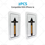2X Tempered Glass Screen Protector for iPhone 14 Pro Max Plus