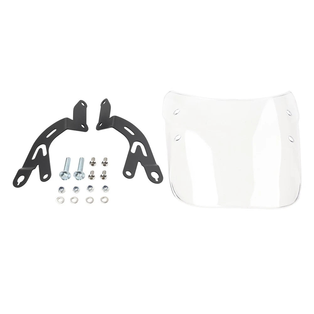 Clear Front Windshield for Interceptor 650, Continental 650 GT650 (2018–2023)