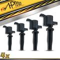 Set of 4 Ignition Coils for Ford Escape (2005–2008), Focus (2003–2011), Mazda 3 (2004–2005)