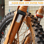 2X Front Fork Mud Scrapers for KTM 250 350 450 500 SXF XC F EXC F (2004–2023)