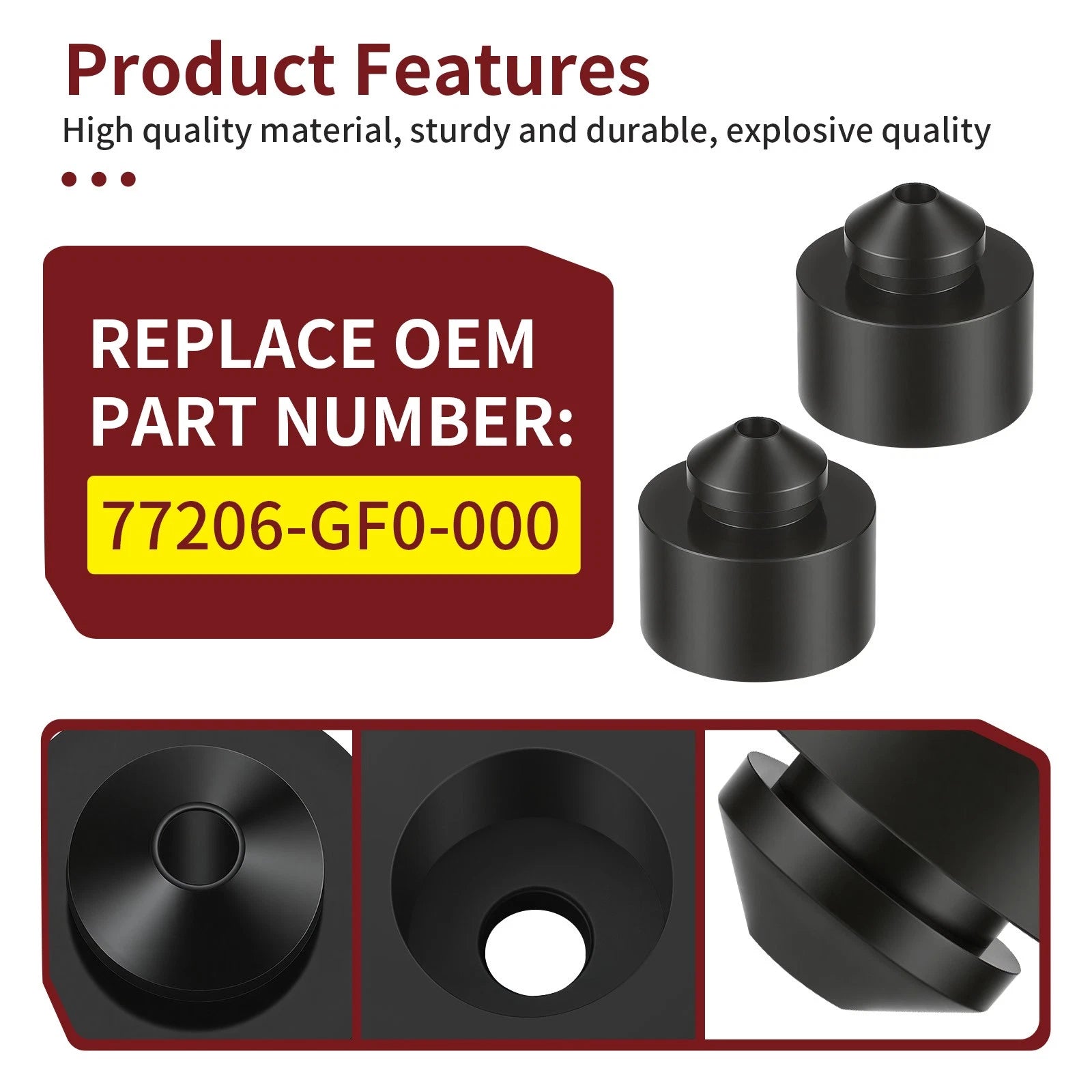 Seat Cushion Rubber for Honda Interceptor 800 VFR1200F (2009-2016)