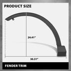 Set of 2 Fender Flares for Toyota RAV4 (2016–2019)
