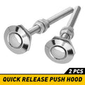 2X Bumper Release Quick Latch Hood Pin Lock Clip for Make Model (YYYY–YYYY)