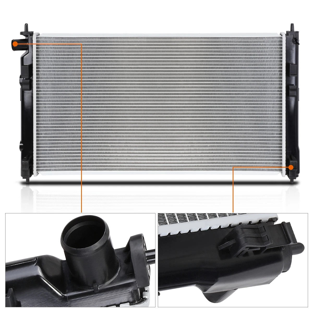 Aluminum Radiator for Mitsubishi Lancer/Outlander (2008–2014) DPI-2979