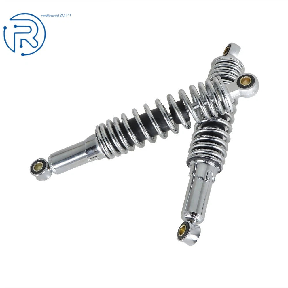 Pair of 320mm Chrome Rear Shocks for Sportster XL883 1200 72 48 (1979–2012)