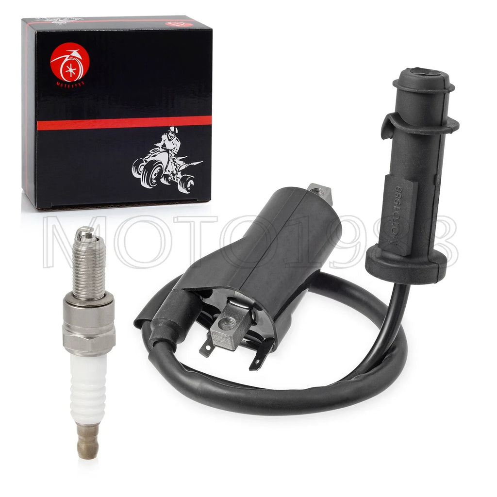 Coil Pack & Spark Plug + Cap for Arctic Cat Prowler XTZ 1000 (2009–2014)