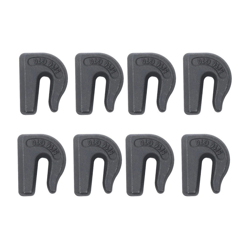 Set of 8 Weld On Grab Hooks for Various Applications (6600 lbs Capacity)