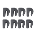 Set of 8 Weld On Grab Hooks for Various Applications (6600 lbs Capacity)