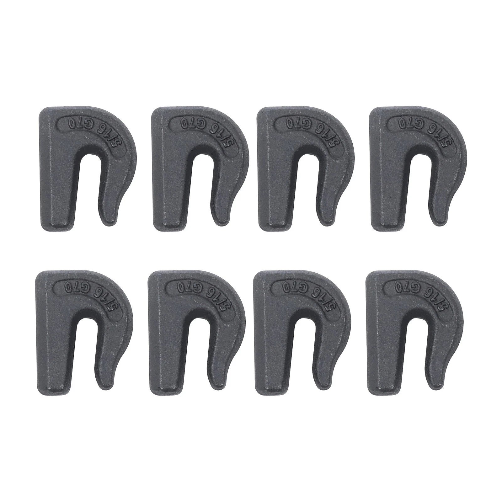 Set of 8 Weld On Grab Hooks for Various Applications (6600 lbs Capacity)