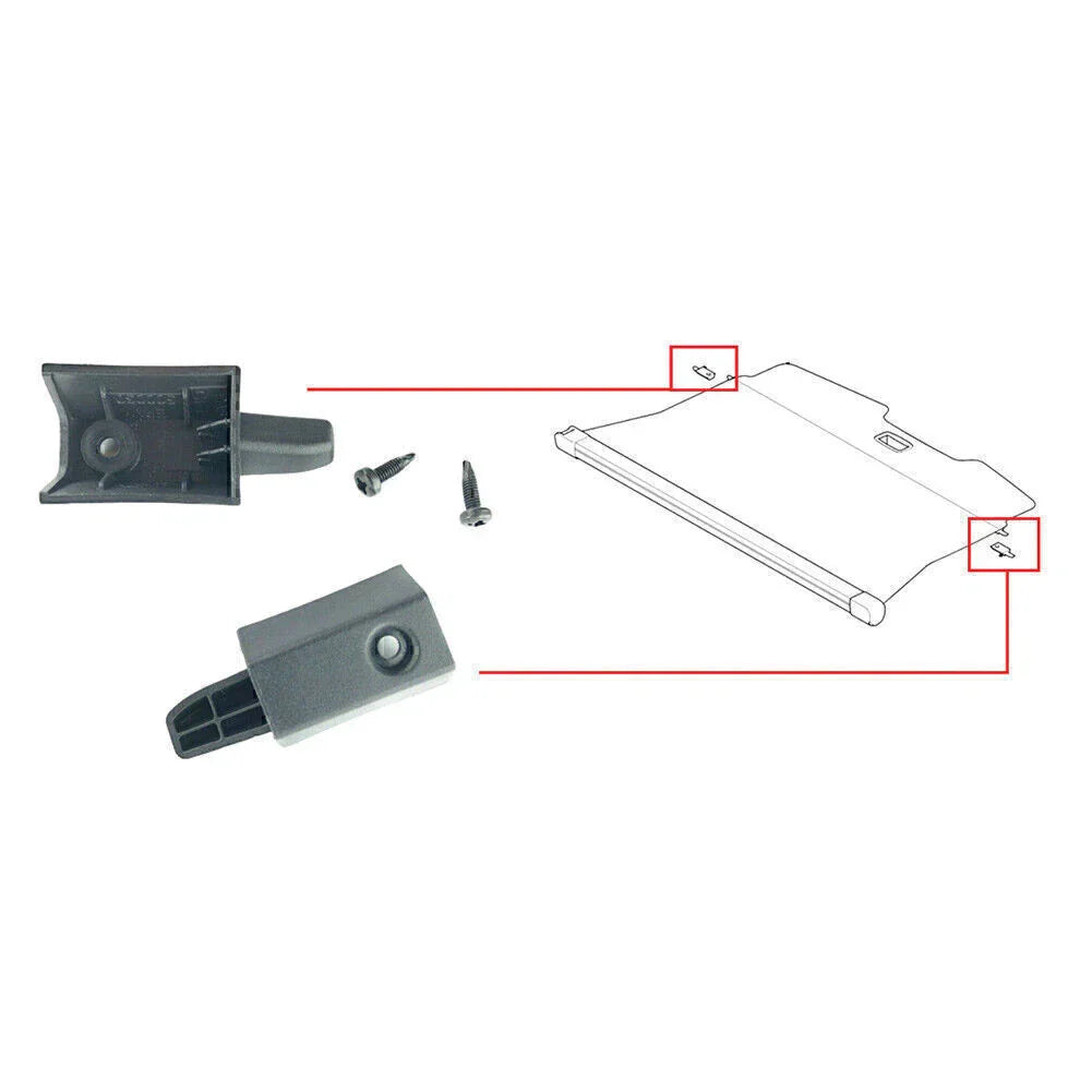 ABS Loadspace Cover Catch Set for Land Rover Range Rover Sport, Freelander 2