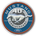 Vintage Tin Metal Sign for Ford Mustang GT Saleen (40th Anniversary)
