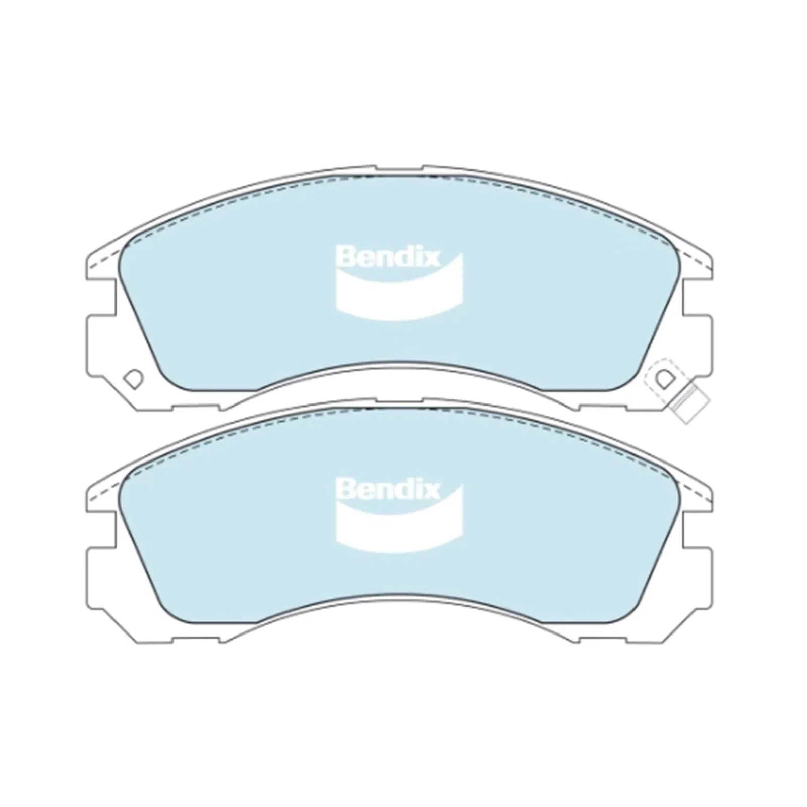 HD Front Disc Brake Pad Set for Mitsubishi Triton MK (1996-2006)