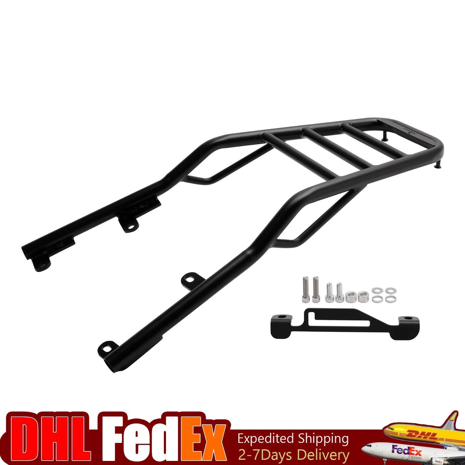 Rear Rack Tube Type Black Top Carrier for Honda NC 750 X NC750X (2021–2023)