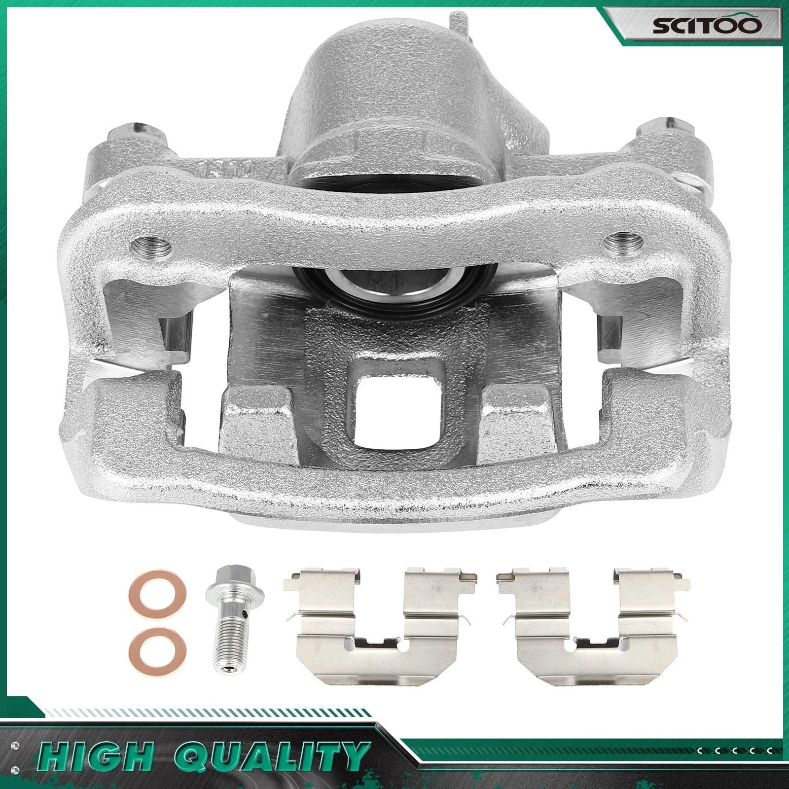 Rear Left Brake Caliper w/ Bracket for Hyundai Sonata (2008–2010)
