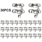 Lock Buckle Replacement for (3mm Hole, Curved, Gold/Bronze/Silver)