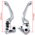 Chrome Skull Brake Clutch Levers for Harley XL/Dyna/Touring/Softail (1996–2007)