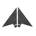 2X Interior Rearview Mirror A Pillar Panel Trim for Alfa Romeo Giulia (2017–2024)