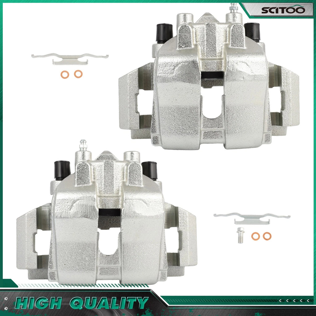 Front Brake Calipers w/ Bracket for Ford Escape (2009–2012)