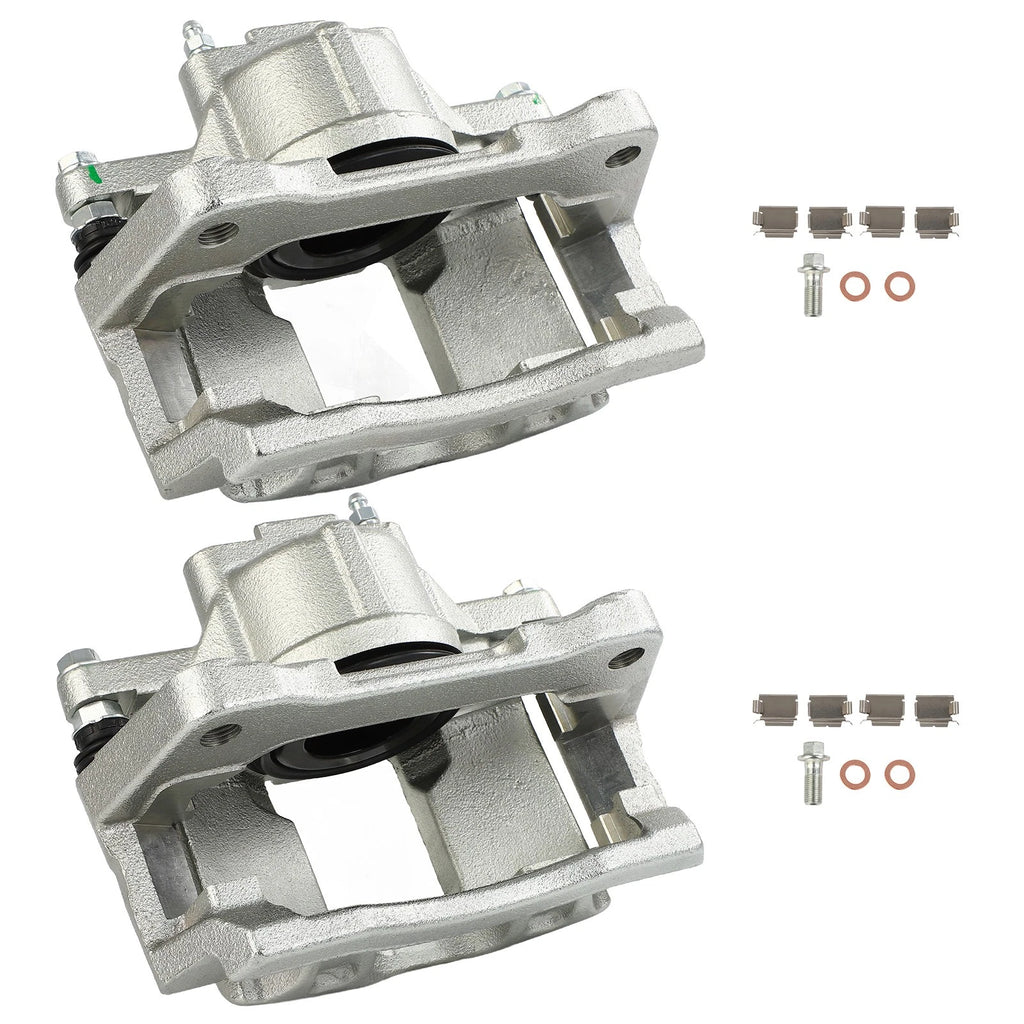 Set of 2 Front Brake Calipers for Jeep Wrangler (2013–2017)