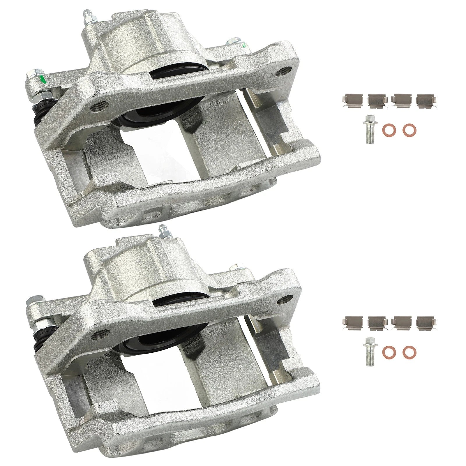 Set of 2 Front Brake Calipers for Jeep Wrangler (2013–2017)