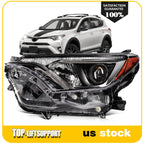 Left Driver Side Headlight Assembly for Toyota RAV4 (2016–2018)
