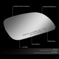 Right Side Mirror Glass Replacement Lens for Voyager/Grand Caravan (1996–2007)