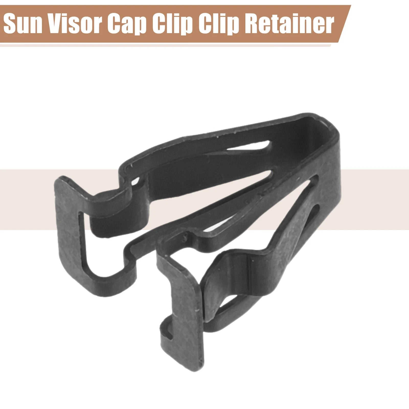 2X Sun Visor Cap Clip Retainer No.DS7Z-9904132-A for Ford Edge (2015–2023)
