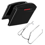 Hard Saddlebags & Conversion Bracket for Harley Dyna Wide Glide Low Rider (2008–2017)