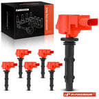 6x Red Ignition Coil for Mercedes-Benz C230 C250 C280 C300 C350 (2000–2015)
