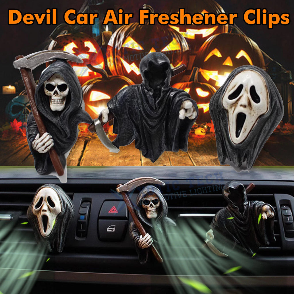 Skeleton Ghost Car Freshener Air Vent Clips Kit for 3 Packs (2010-2015)
