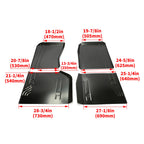 Set of 4 Floor Pans for Jeep Cherokee & Wagoneer (1984–2001)