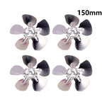 Set of 4 Refrigerator Motor Fan Blades 150mm to 300mm Dia