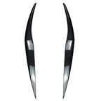 Carbon Fiber Front Headlight Eyebrow Cover Trim for Ford Fiesta (2013-2017)