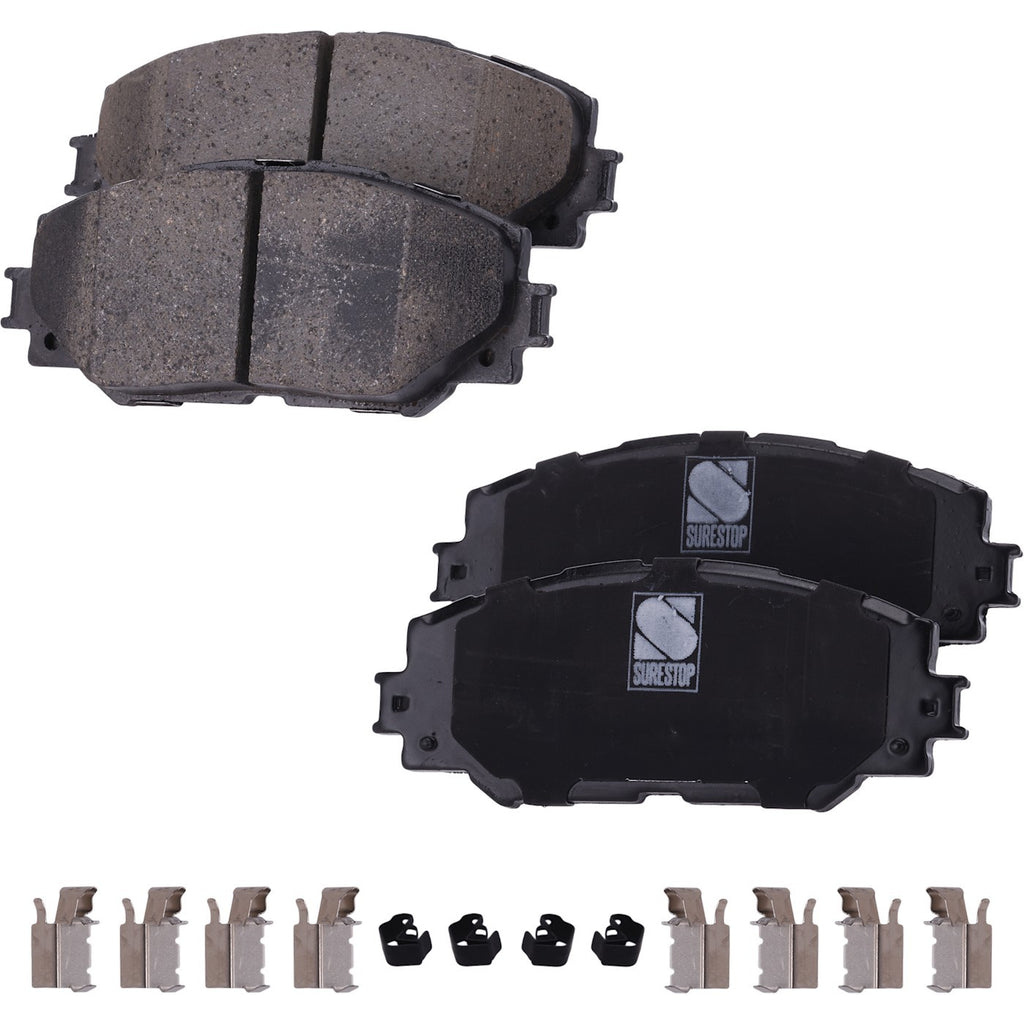 Brake Disc Rotors and Pads Kit for Toyota RAV4 Prius V Scion xB (2013–2015)