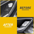 Button Sticker Door Lock Switch Cover for Mercedes Benz W205 W213 X253 (2016–2021)